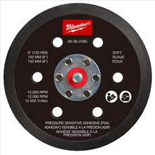 Load image into Gallery viewer, Milwaukee Tool 6 Inch Pressure Sensitive Adhesive Sander Backing Pad - Soft
