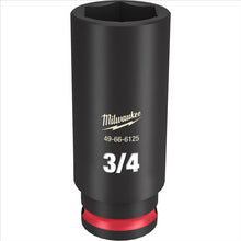 Load image into Gallery viewer, Milwaukee Tool SHOCKWAVE Impact Duty  3/8&quot;Drive 3/4&quot; Deep 6 Point Socket
