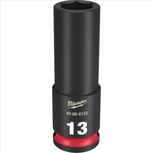 Load image into Gallery viewer, Milwaukee Tool SHOCKWAVE Impact Duty  3/8&quot;Drive 13MM Deep 6 Point Socket
