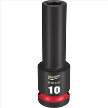 Load image into Gallery viewer, Milwaukee Tool SHOCKWAVE Impact Duty 1/2&quot;Drive 10MM Deep 6 Point Socket
