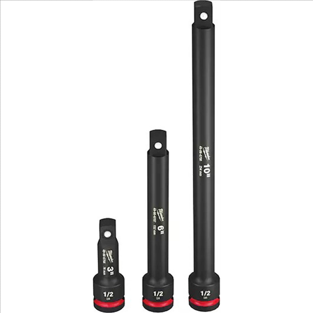 Milwaukee Tool 3PC SHOCKWAVE Impact Duty  1/2
