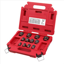 Load image into Gallery viewer, Milwaukee Tool 12PCSHOCKWAVE Impact Duty 3/8&quot; Drive SAE Standard 6 Point Socket Set
