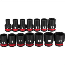 Load image into Gallery viewer, Milwaukee Tool 14PC SHOCKWAVE Impact Duty  3/8&quot; Drive Metric Standard 6 Point Socket Set
