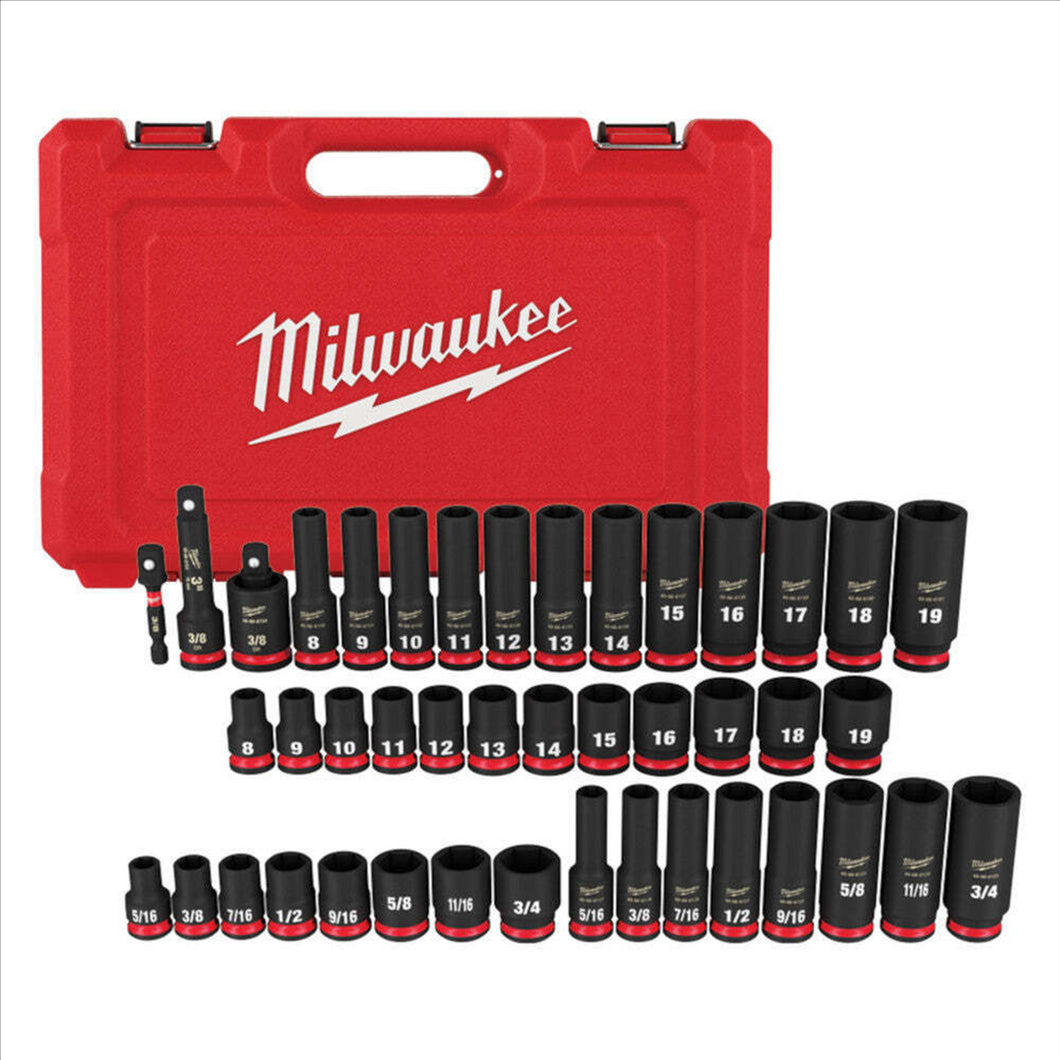 Milwaukee Tool 43PC SHOCKWAVE Impact Duty 3/8