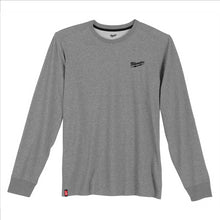 Load image into Gallery viewer, Milwaukee Tool HYBRID WORK TEE- LS GRAY L
