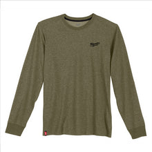 Load image into Gallery viewer, Milwaukee Tool HYBRID WORK TEE - LS GREEN 3X
