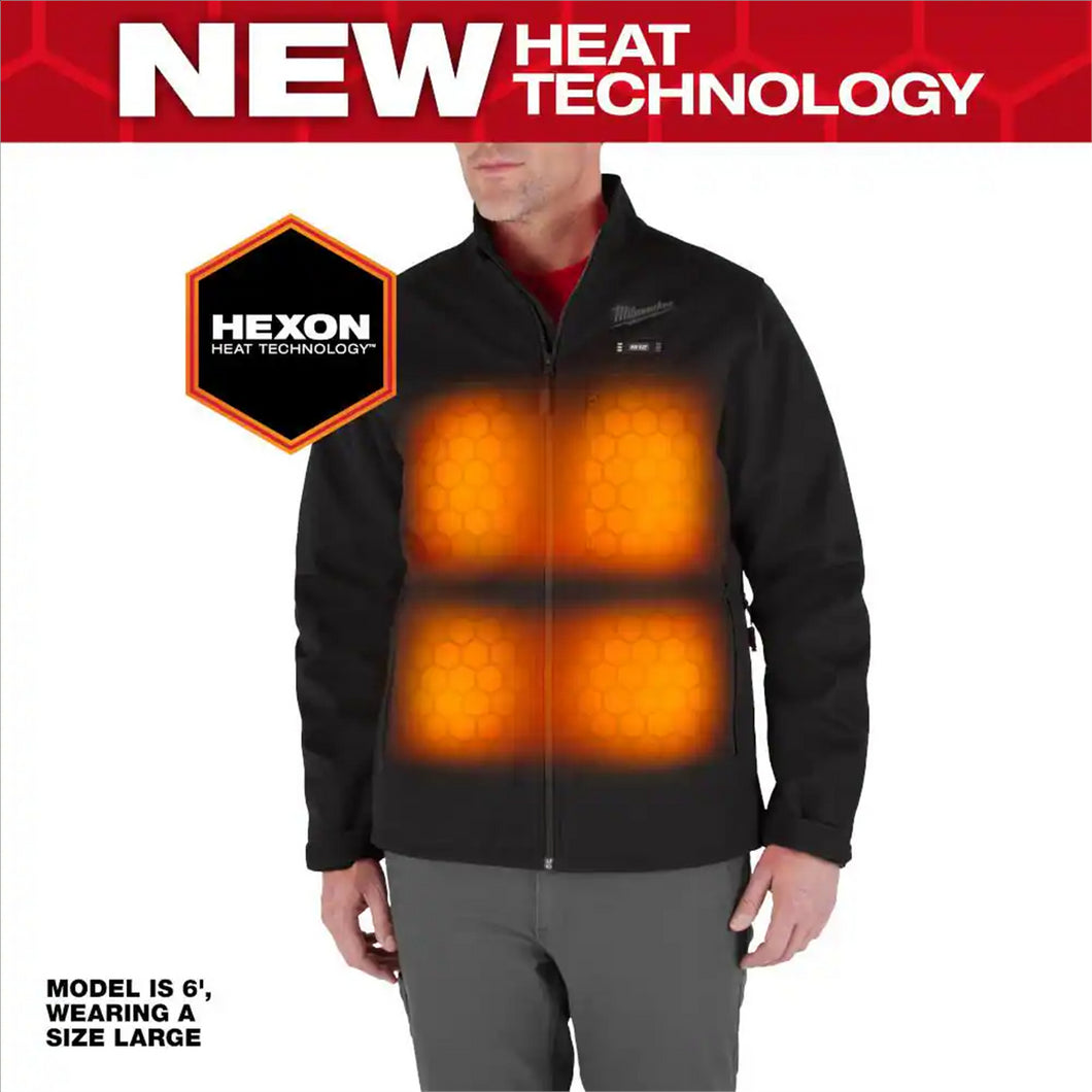 Milwaukee Tool M12 Heated TOUGHSHELL Jacket Kit, Black, 3X
