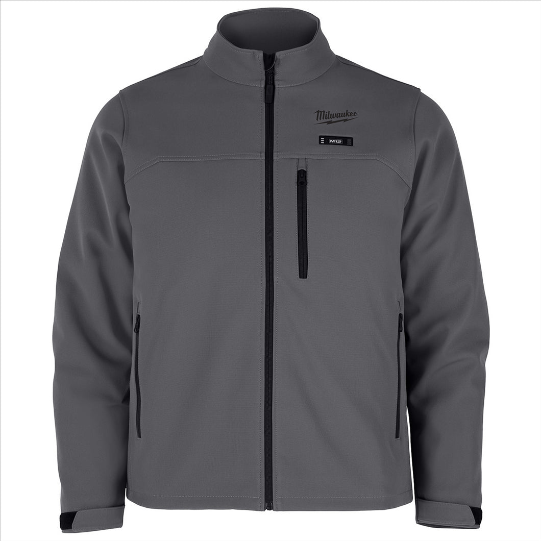 Milwaukee Tool M12 Heated TOUGHSHELL Jacket Kit, Grey, Medium