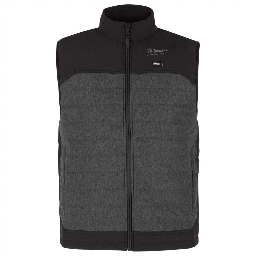 Milwaukee Tool M12 Heat Gray Axis Vest Kit 3X